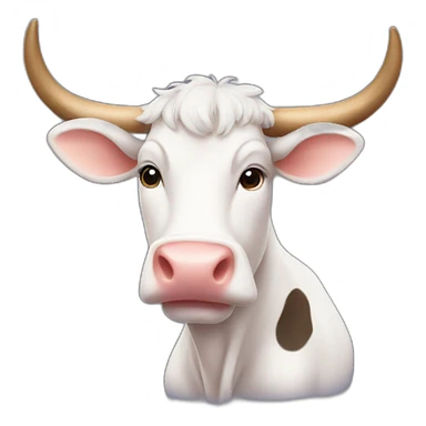 cow that thinks he's a fairy sticker