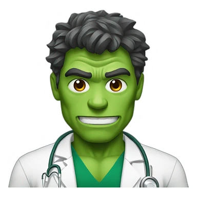 hulk doctor sticker