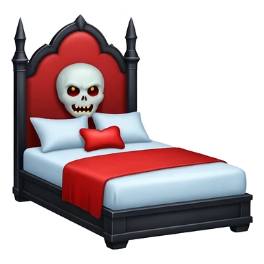 Vampire bed sticker