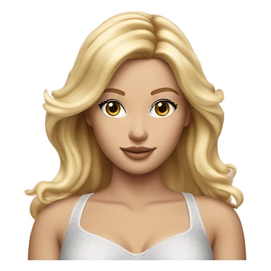 hyper realistic blonde victoria secret model sticker