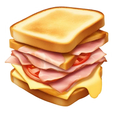 Cheese ham tomatoe Toastie  sticker