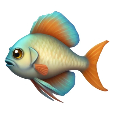 Freaky fish sticker
