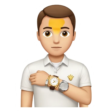 Rolex omoji hyr bu değil sadece el onu istiyorum sticker