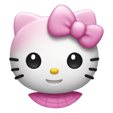 hello kitty smiling  sticker