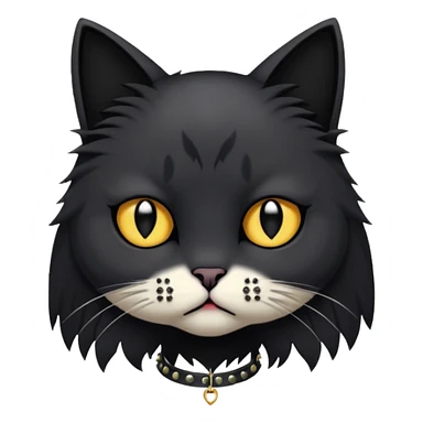 Emo cat sticker