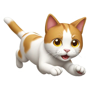 Running cat sticker