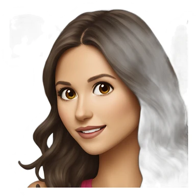 Nina dobrev who eats sticker