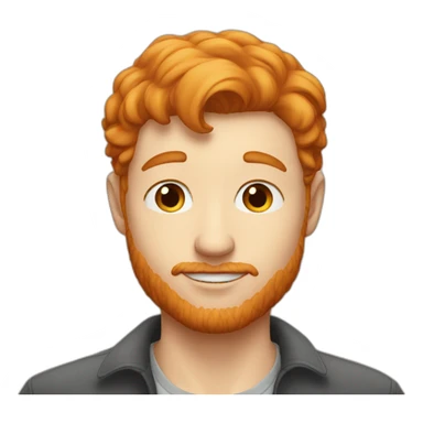 redhead kissing blond man sticker