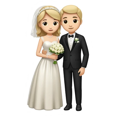 Getting married sticker