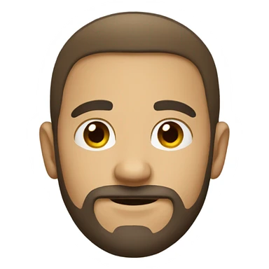 Guy with a goatee sticker