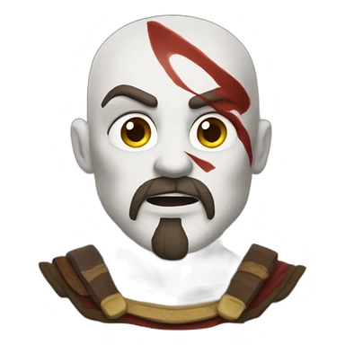 Kratos eat castor sticker