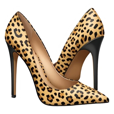 leopard pumps sticker