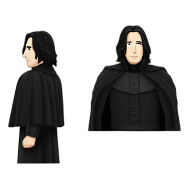 elegant severus snape alan rickman sticker