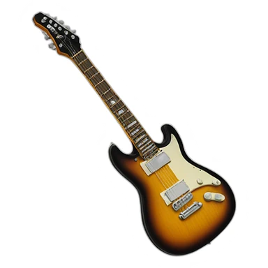 Electric guitar explore sticker