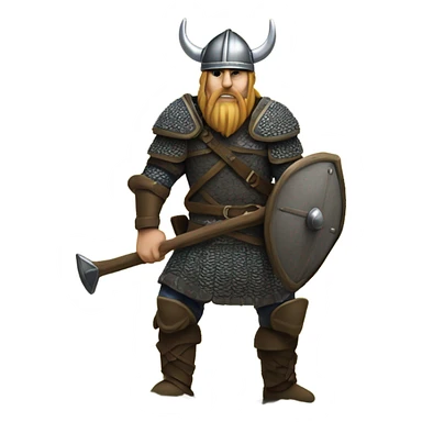 viking is hunting sticker