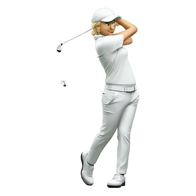 Dziecko golfista  sticker