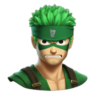 zoro qui fait caca sticker