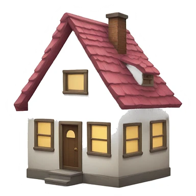 house with love sticker