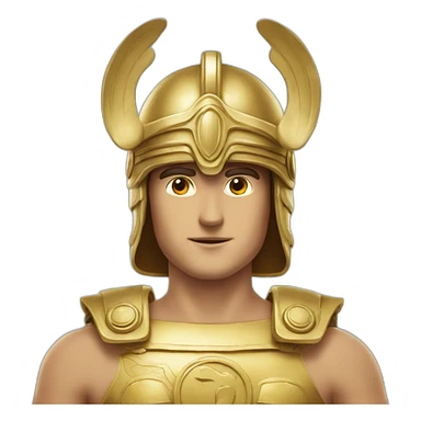 god Hermes mythologic  with helmet wings sticker
