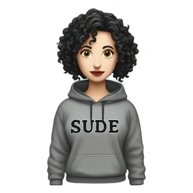 Bellatrix Lestrange wears a Sweatshirt with the word Sude on it sticker