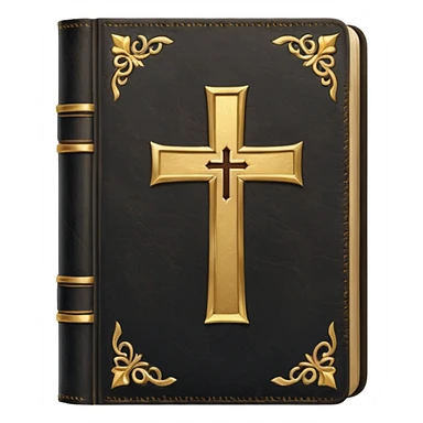 open holy Bible sticker