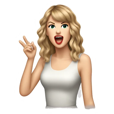 Taylor Swift SINGING sticker