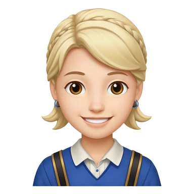 Europe styled student sticker