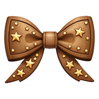 Bow with stars sticker