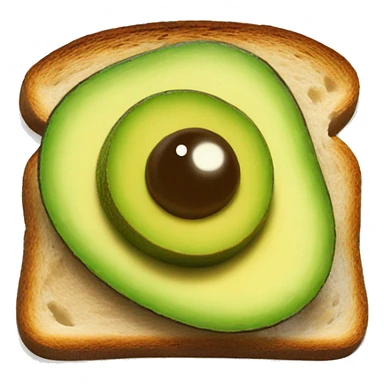 Avacado on toast sticker