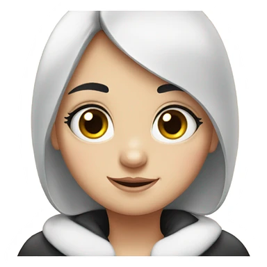 A cute penguin girl  sticker