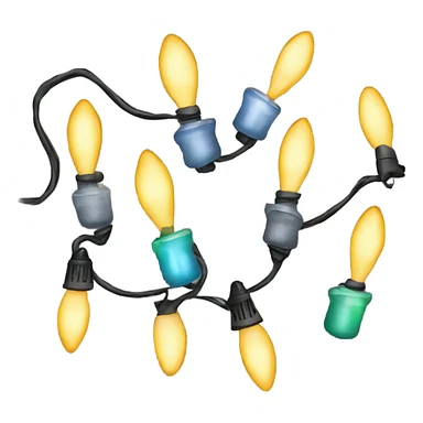 Christmas lights  sticker