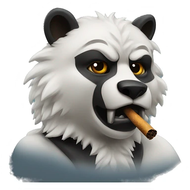 a bearcat smoking  sticker