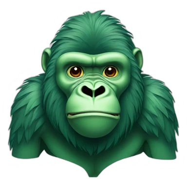 green gorilla sticker