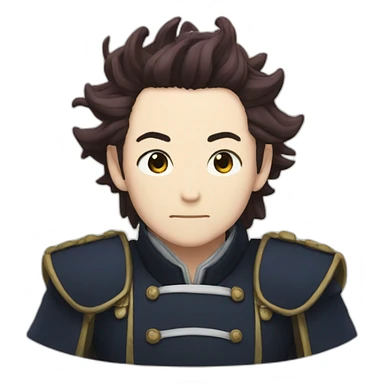 tanjiro sur tortu sticker