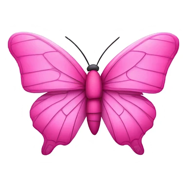 pink butterfly  sticker