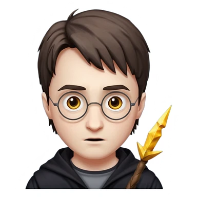 Harry Potter face sticker