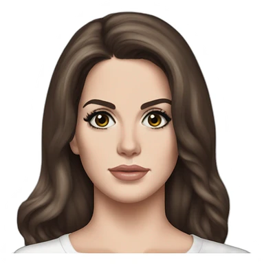 Lana del rey mugshot sticker