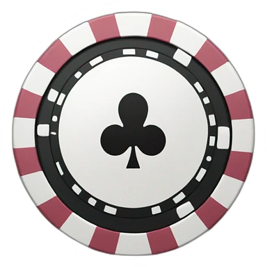 poker chip sticker