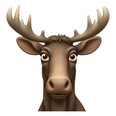 Italian moose sticker