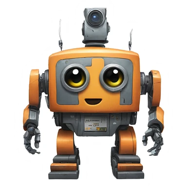 robot named chappie sticker