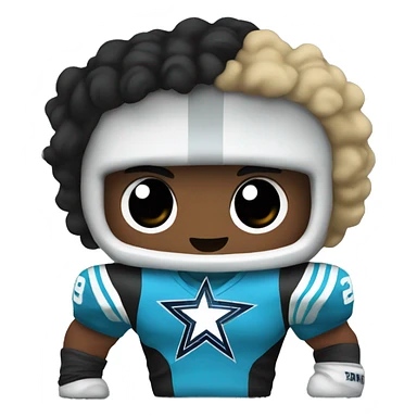 Cowboys vs panthers sticker