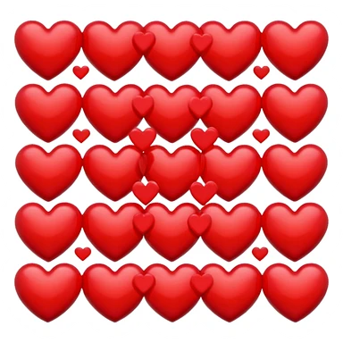 Make a meme emoji using hearts sticker