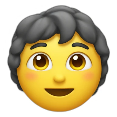 heart eyes on a face sticker