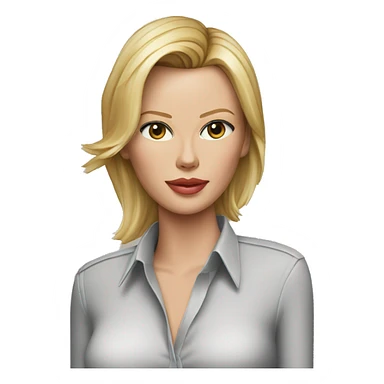 ultra realistic charlize theron wearing shirt sticker
