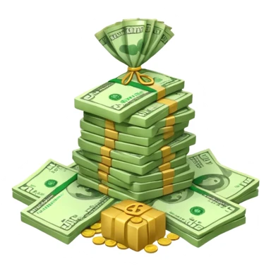 paca de billetes sticker