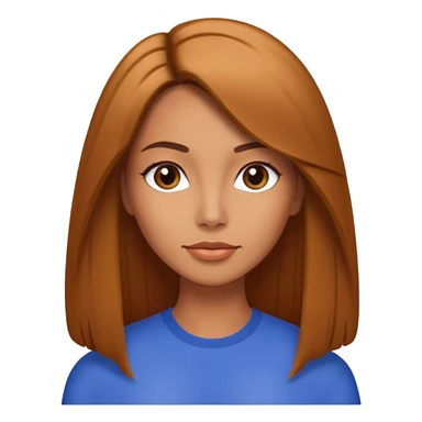 A women with keratin hair sticker