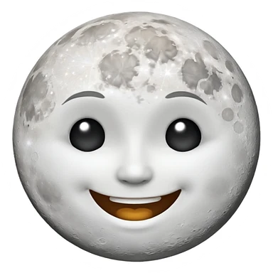 moon happy sticker