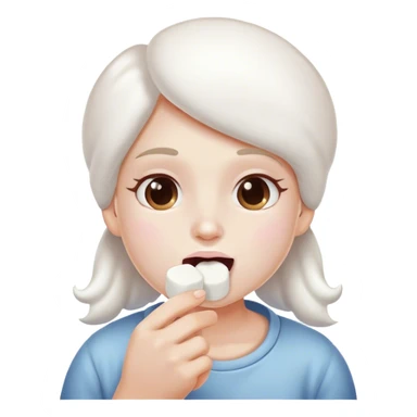 Marshmallow love sticker