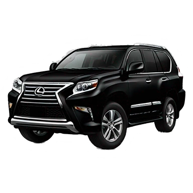 Black Lexus GX 460 sticker