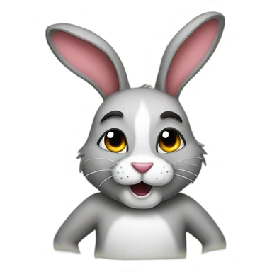 bad rabbit sticker